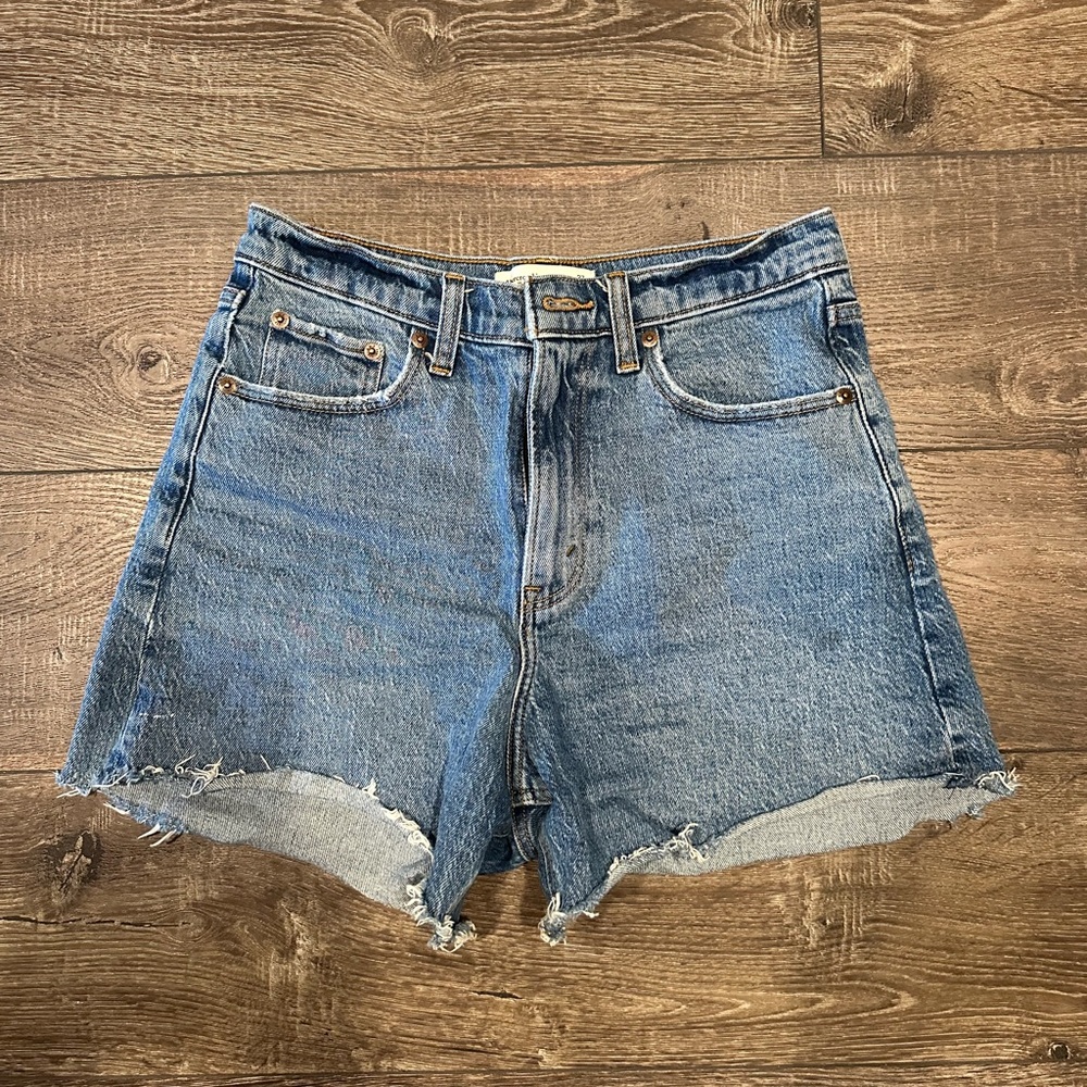 Abercrombie & Fitch Classic Blue Jean Shorts